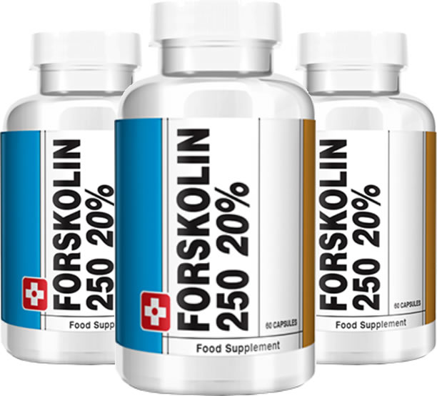 Bottles of Forskolin 250 for your weight loss